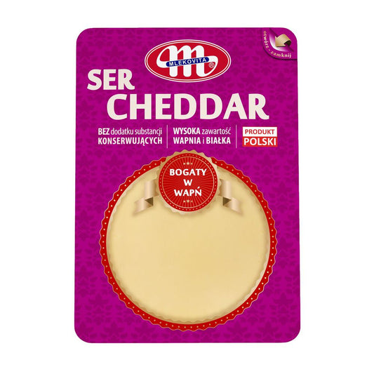 Mlekovita Ser Cheddar plastry 300 g. /szt.