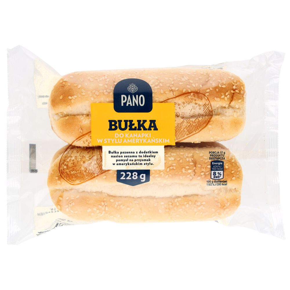 Pano Bułki do kanapki w stylu amerykańskim 228 g. /opak.