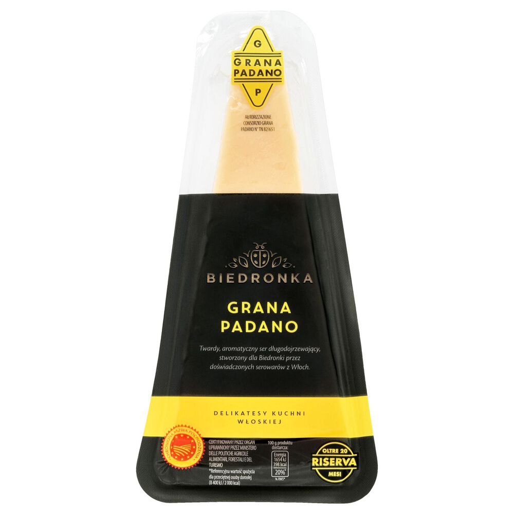 Biedronka Grana Padano 200 g. /szt.